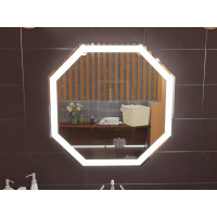 Зеркало с подсветкой для ванной комнаты Тревизо 55 см