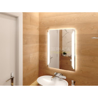 Зеркало для ванной с подсветкой Авола 70х100 см